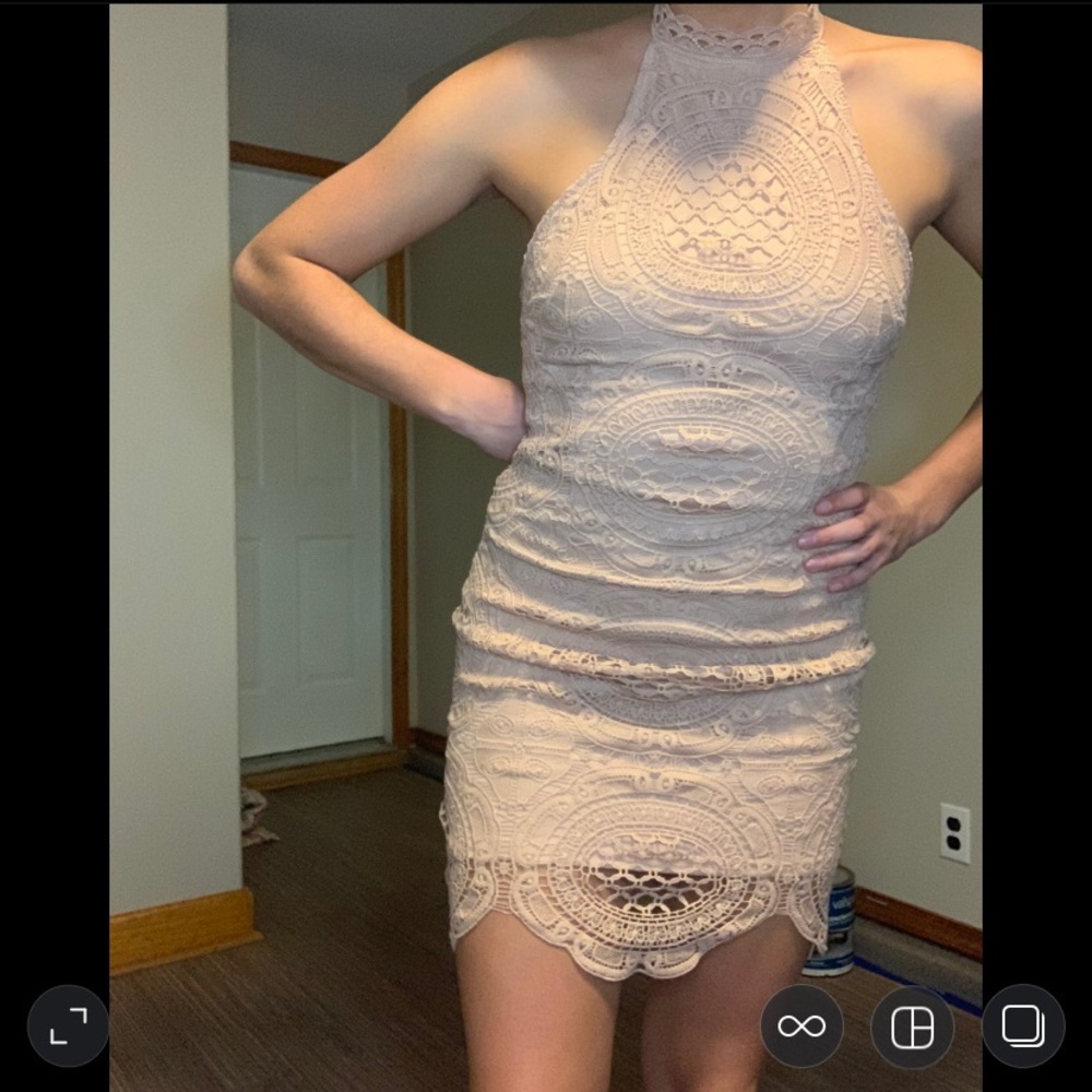 Pale pink Lace dress